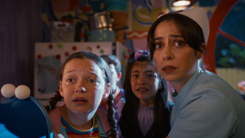 Delaney Quinn, Madison Skyy Polan, and Cristin Milioti in 'Buddy'