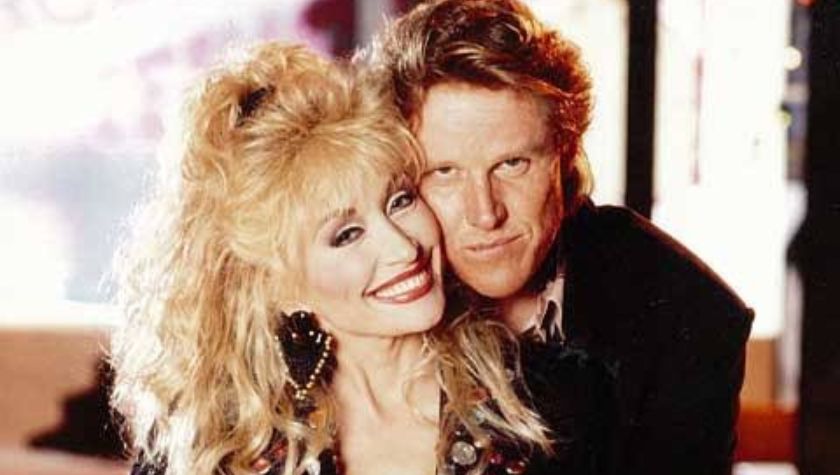 Dolly Parton and Gary Busey in 'Wild Texas Wind'