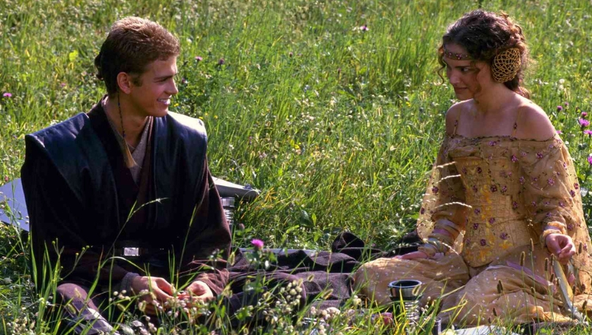 Hayden Christensen and Natalie Portman in 'Star Wars: Episode II - Attack of the Clones'