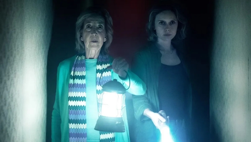 Lin Shaye and Amelia Eve in 'Insidious: Out of the Further'