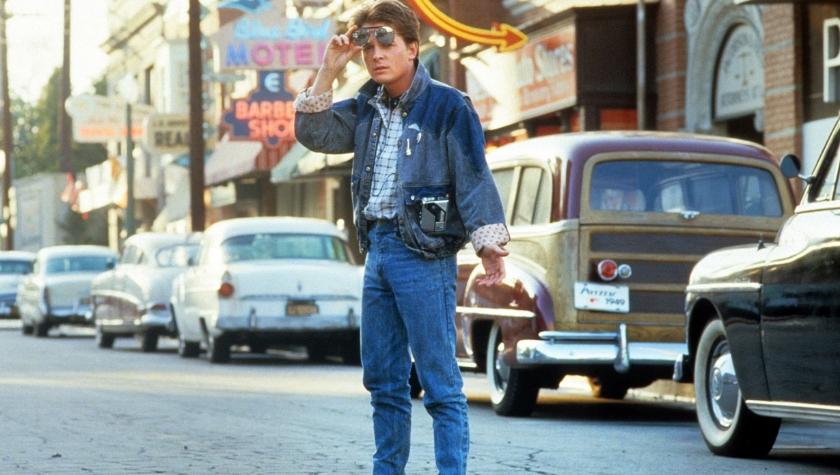 Scene from Back to the Future