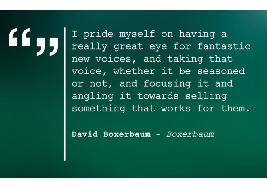 David Boxerbaum on the Business of Screenwriting