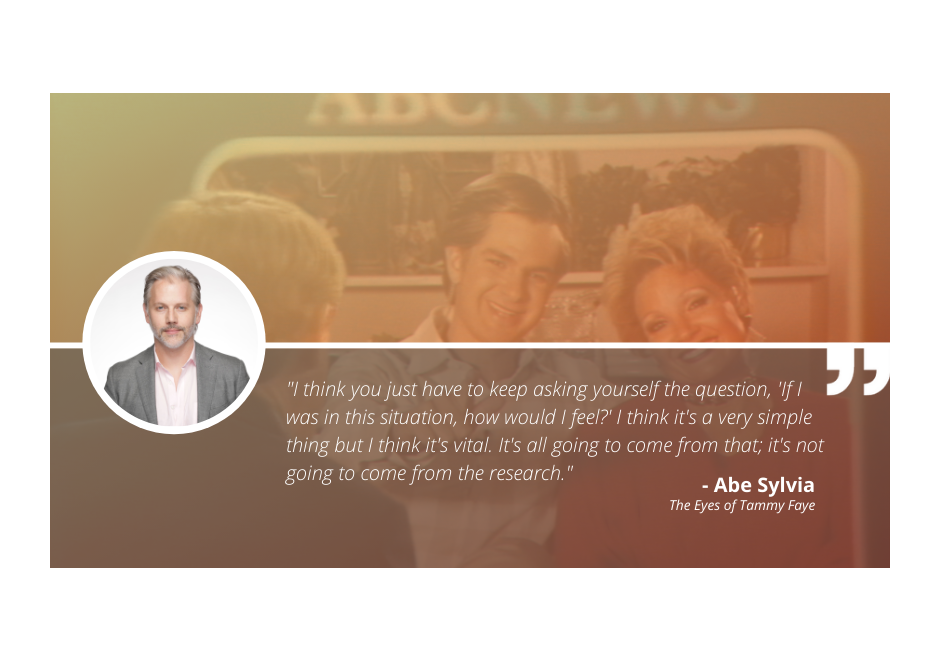 Write On with 'The Eyes of Tammy Faye' Writer Abe Sylvia
