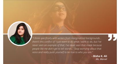 Write On with 'Ms. Marvel' Head Writer & EP Bisha K. Ali