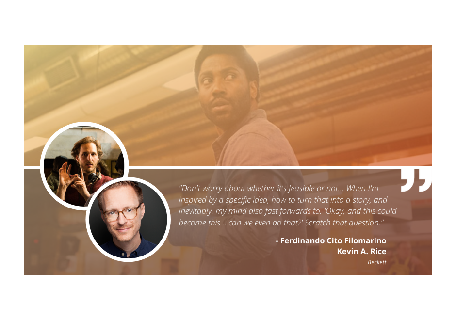 Write On with Beckett’ Writer Kevin A. Rice and Director Ferdinando Cito Filomarino