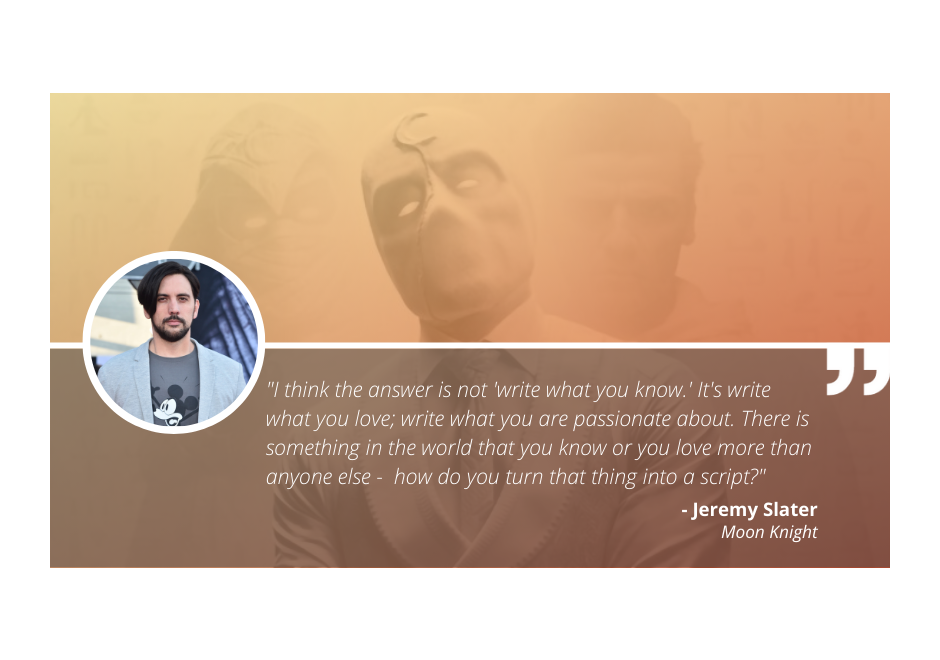 Write On with 'Moon Knight' Head Writer Jeremy Slater