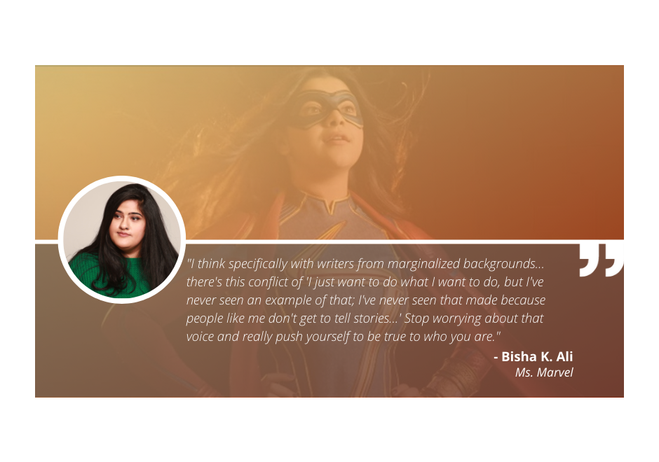 Write On with 'Ms. Marvel' Head Writer & EP Bisha K. Ali