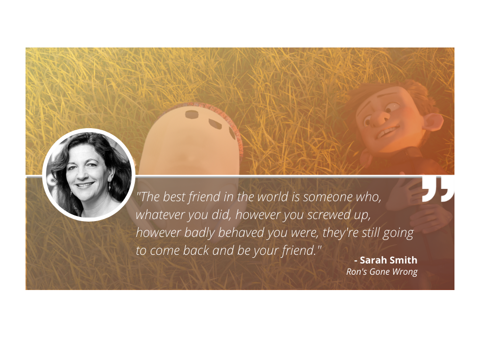 Write On with 'Ron's Gone Wrong' Co-Writer/Director Sarah Smith