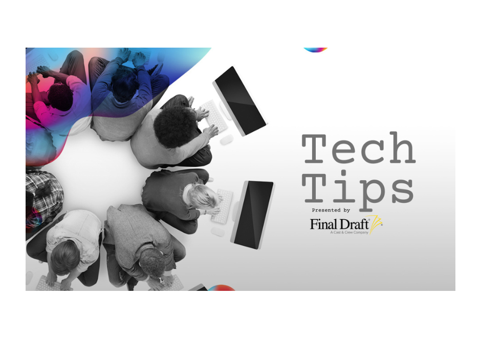 How To Use Final Draft: Script Elements