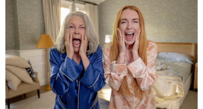 Jamie Lee Curtis and Lindsay Lohan in Freakier Friday