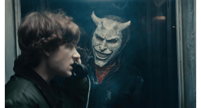 Mason Thames and Ethan Hawke in 'Black Phone 2'