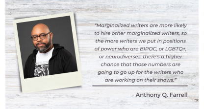 Showrunner and producer Anthony Q. Farrell on leading Canada’s first Showrunner Bootcamp for BIPOC writers