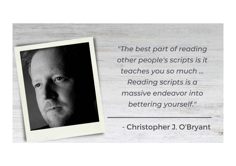 Christopher J. O’Bryant on trading script reads and Twitter handles