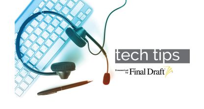 Tech Tip: Importing from Another Word Processor to Final Draft 11