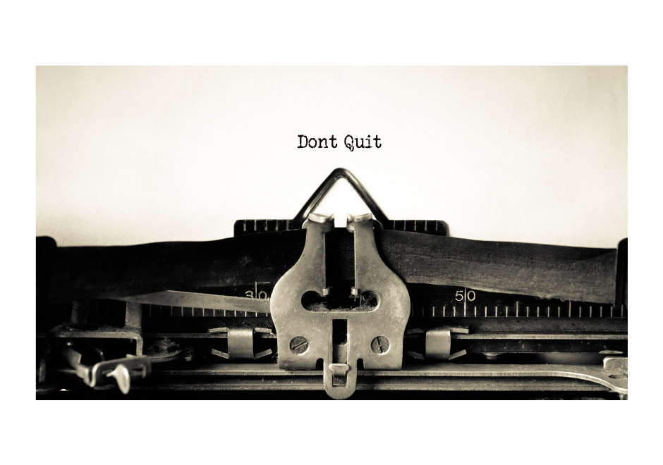 When You Feel Like Quitting Screenwriting — Do This Instead