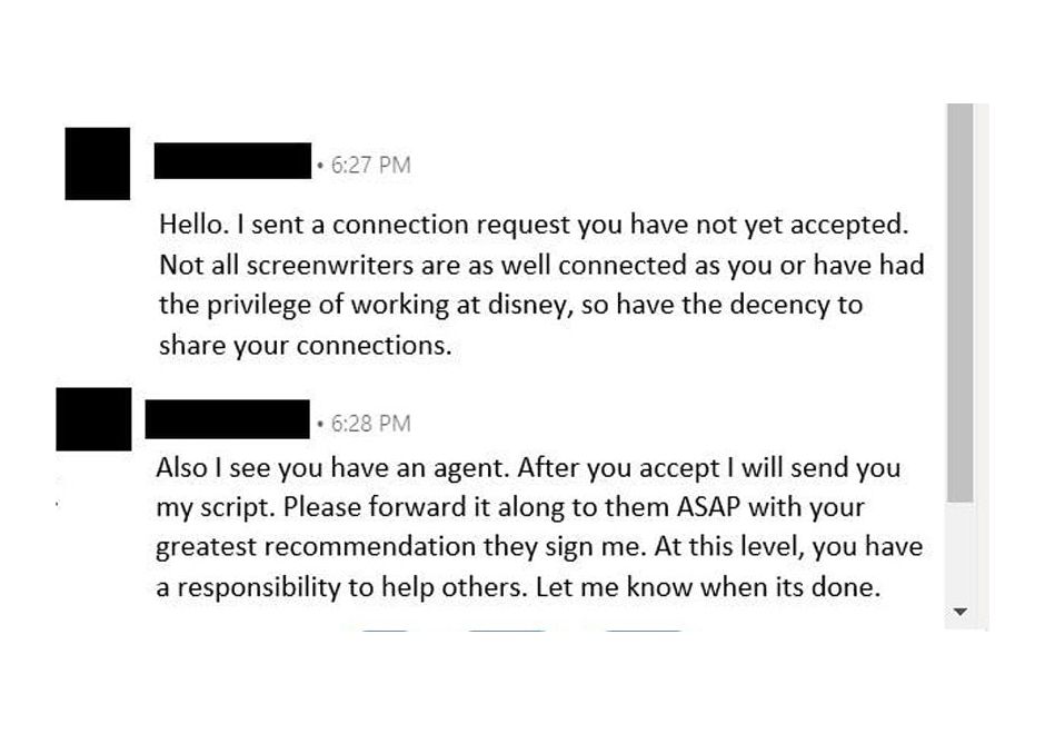 How Not to Network as a Screenwriter