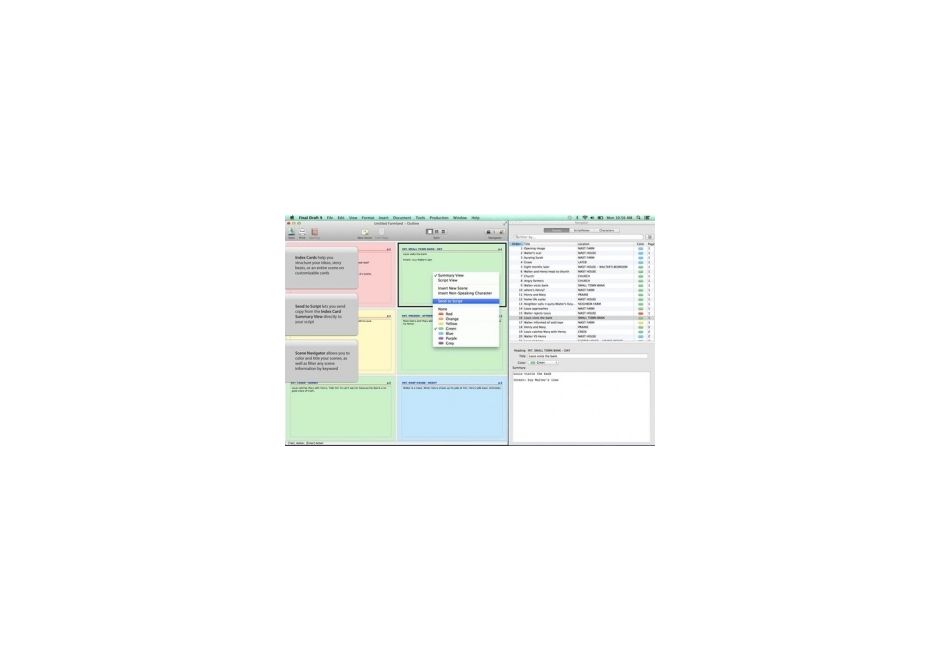 Final Draft 9 Gains New Navigator, Mavericks Compatibility, Retina Ready