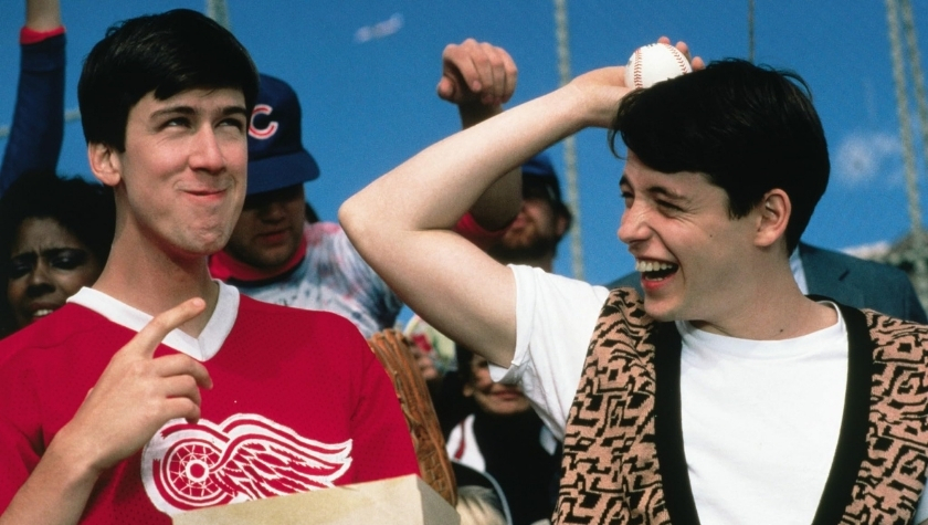 Alan Ruck and Matthew Broderick in 'Ferris Bueller's Day Off'