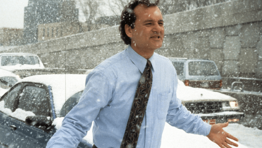 Bill Murray in 'Groundhog Day'