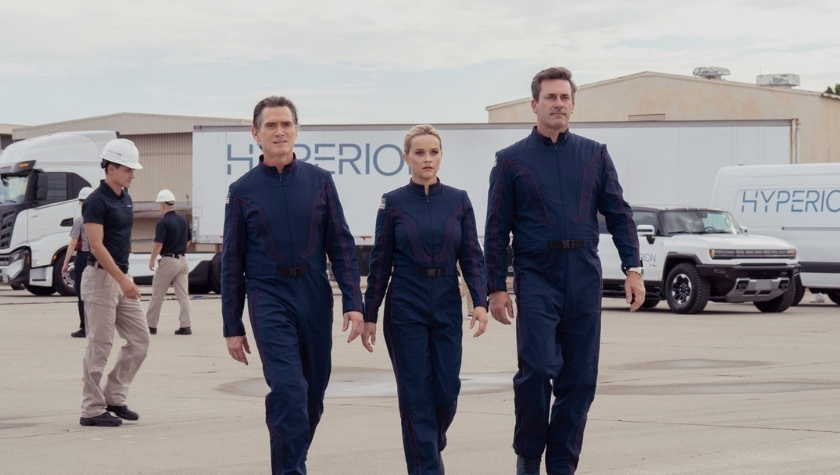 Billy Crudup, Reese Witherspoon, and Jon Hamm in 'The Morning Show'