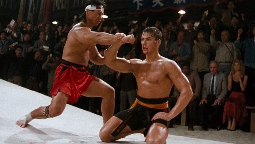 Bolo Yeung and Jean-Claude Van Damme in 'Bloodsport'