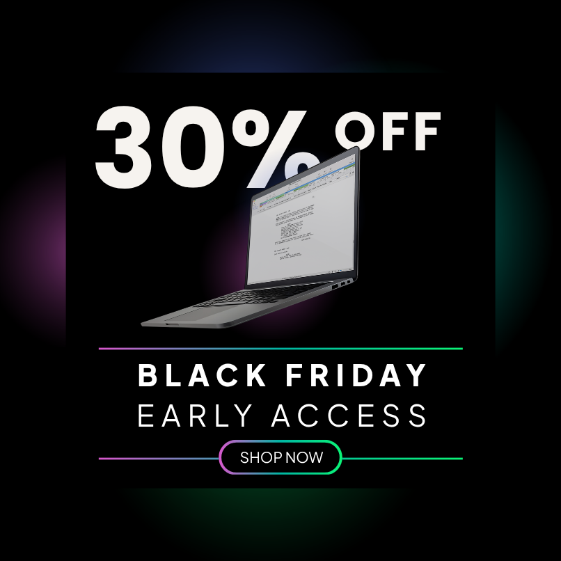 Black Friday Early Access: 30% off Final Draft Suite. Shop now.