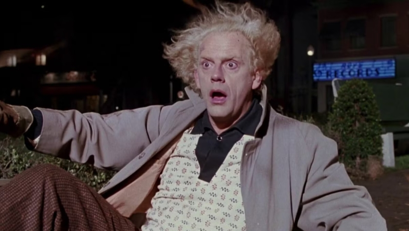 Christopher Lloyd in 'Back to the Future'
