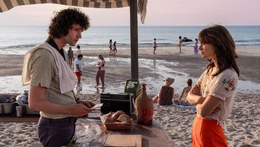 Dominic Sessa and Emilia Jones in 'Tony'