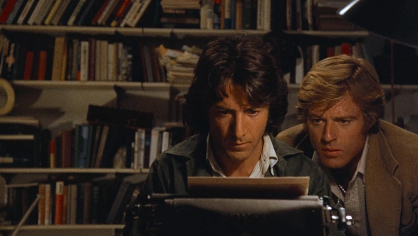 Dustin Hoffman and Robert Redford in 'All the President's Men'