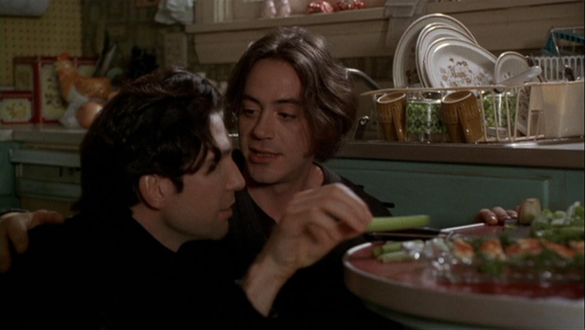 Dylan McDermott and Robert Downey Jr. in 'Home for the Holidays'