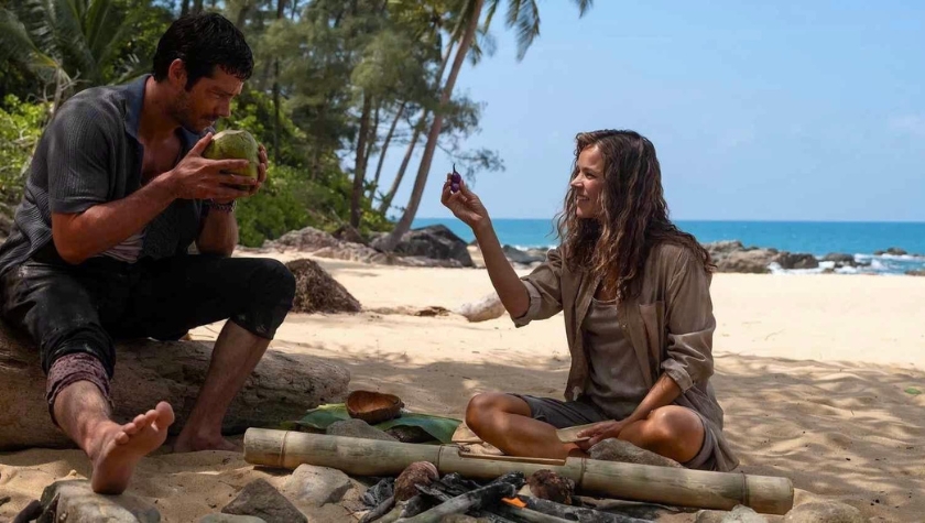 Dylan O'Brien and Rachel McAdams in 'Send Help'