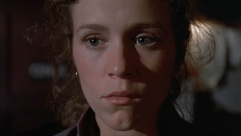 Close up of Frances McDormand in Blood Simple
