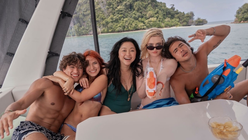 Gavin Casalegno, Tommi Rose, Lana Condor, Kathryn Newton, and Nico Hiraga in 'The Devil's Mouth'