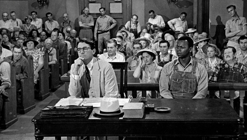 Gregory Peck and Brock Peters in 'To Kill a Mockingbird'