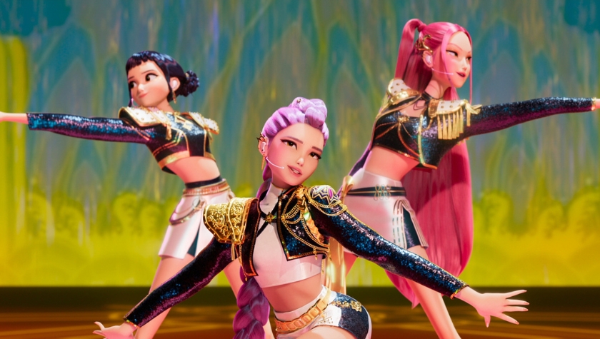 Ji-young Yoo, Arden Cho, and May Hong in 'KPop Demon Hunters'