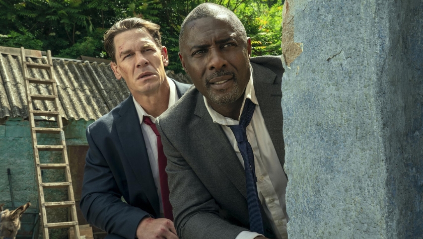 John Cena and Idris Elba in 'Heads of State'