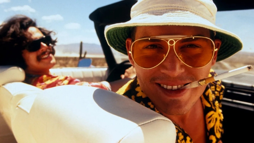 Johnny Depp and Benicio Del Toro in 'Fear and Loathing in Las Vegas'
