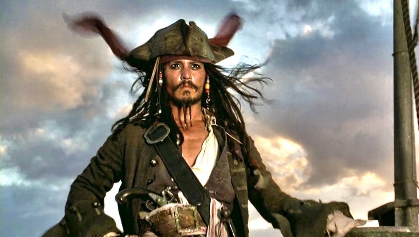 Johnny Depp in 'Pirates of the Caribbean: The Curse of the Black Pearl'
