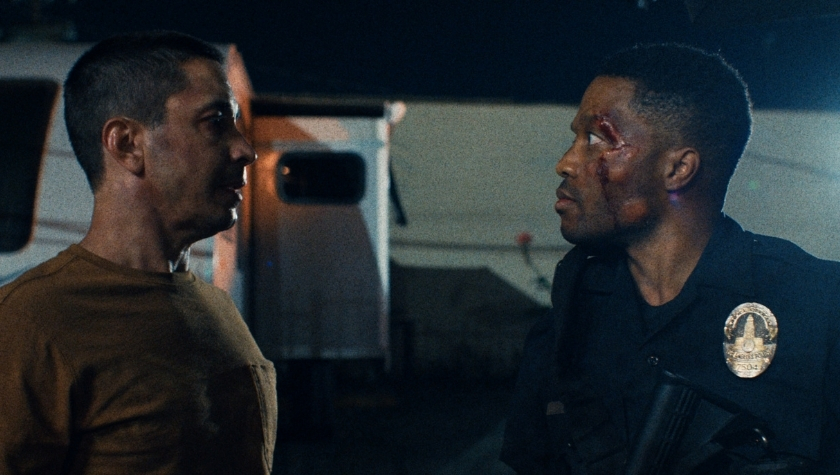 Justin Long and Jermaine Fowler in 'Night Patrol'