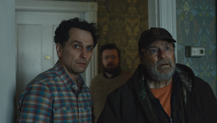 Matthew Rhys and Stephen Root in 'Widow's Bay'