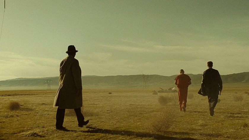 Morgan Freeman, Kevin Spacey, and Brad Pitt in 'Seven'