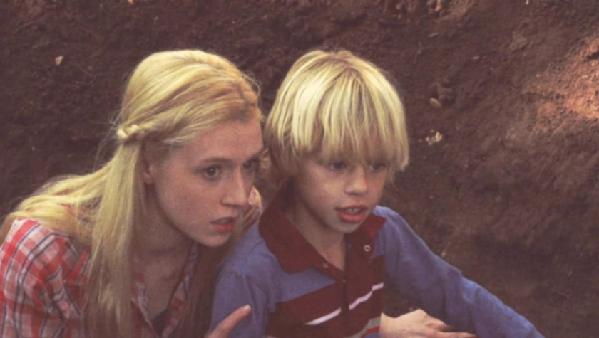 Nicole Tompkins and Rowan Smyth in 'Antrum- The Deadliest Film Ever Made'