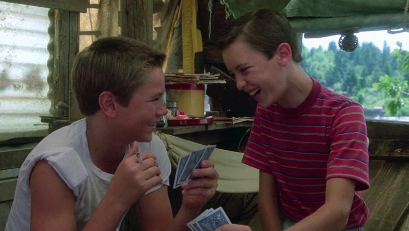 River Phoenix and Wil Wheaton in 'Stand by Me'