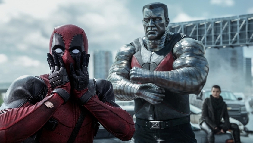 Ryan Reynolds, Stefan Kapicic, Greg LaSalle, and Brianna Hildebrand in 'Deadpool'