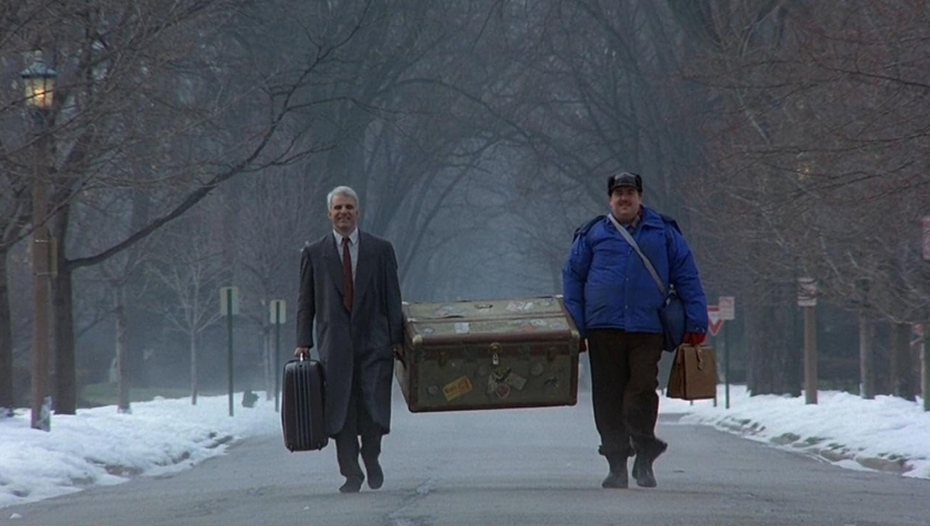 Steve Martin and John Candy in 'Planes, Trains and Automobiles'