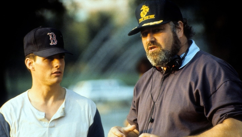 Tom Cruise and Rob Reiner behind the scenes in 'A Few Good Men'