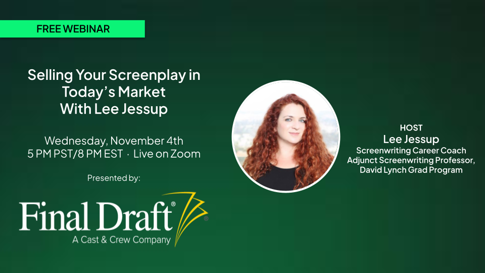 Free Webinar - Turn Your Short Script Into a Career-Building Film