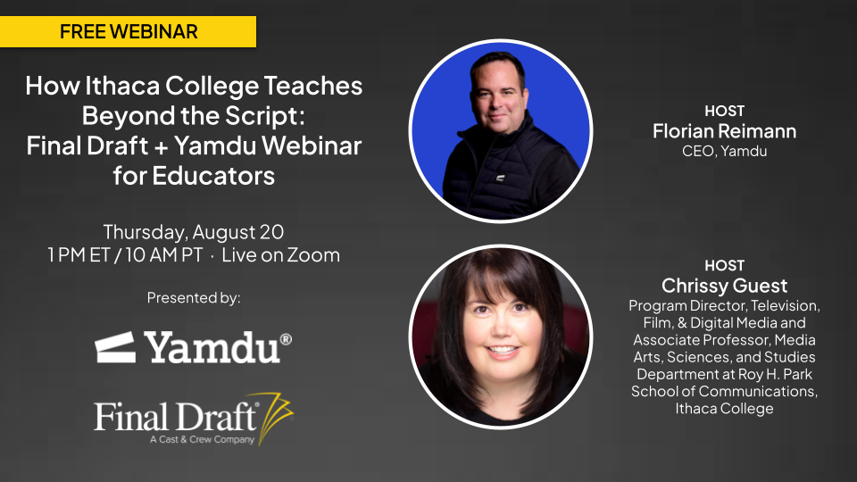 Free Webinar - Turn Your Short Script Into a Career-Building Film