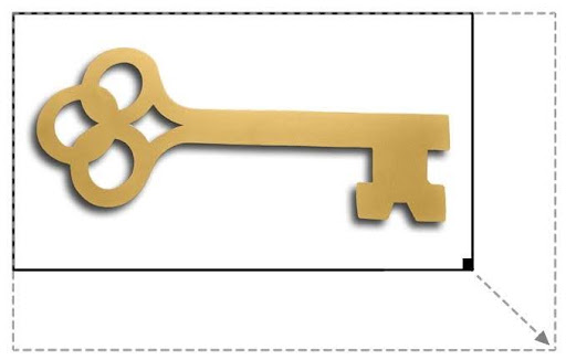 image of a golden key